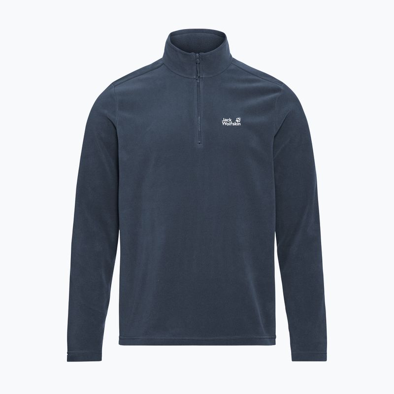 Pánska fleecová mikina Jack Wolfskin Taunus 100 Half Zip midnight sky 5