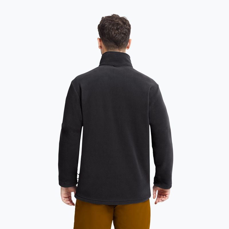 Pánska fleecová mikina Jack Wolfskin Taunus 200 Full Zip black 3