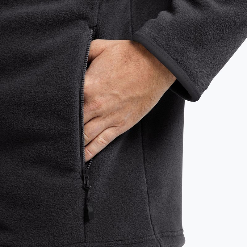 Pánska fleecová mikina Jack Wolfskin Taunus 200 Full Zip black 6