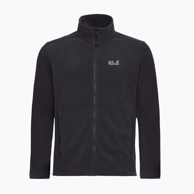 Pánska fleecová mikina Jack Wolfskin Taunus 200 Full Zip black 7