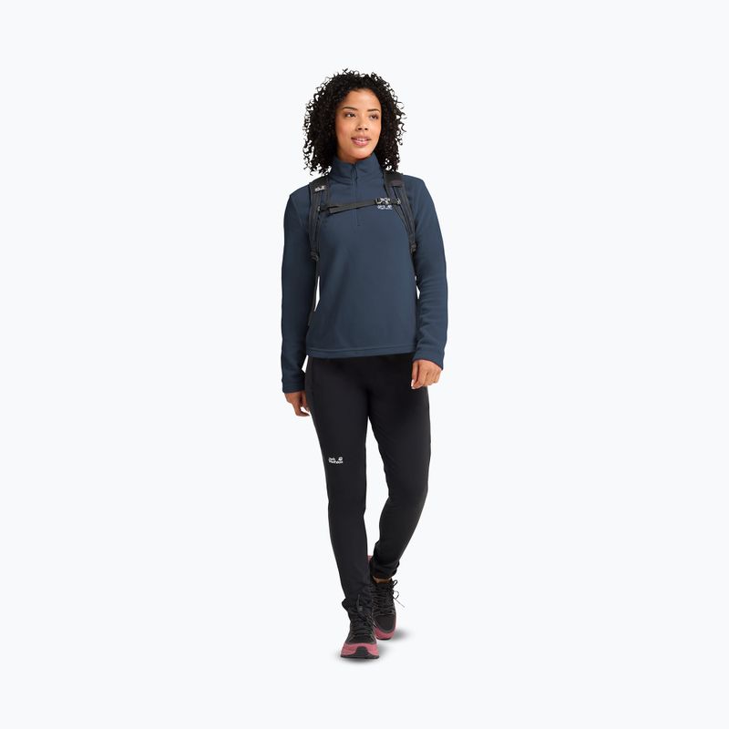 Dámska fleecová mikina Jack Wolfskin Taunus 100 Half Zip midnight sky 2