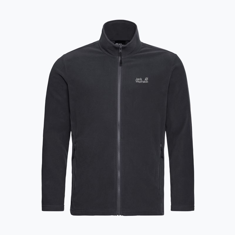 Pánska fleecová mikina Jack Wolfskin Taunus 100 Full Zip black 7