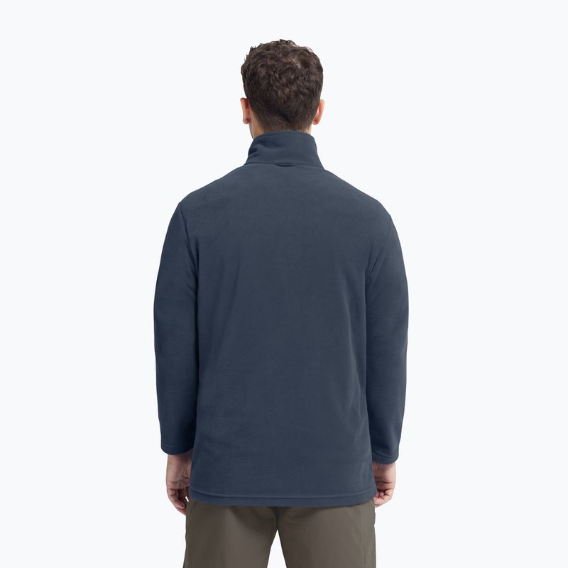 Pánska fleecová mikina Jack Wolfskin Taunus 100 Full Zip midnight sky 3