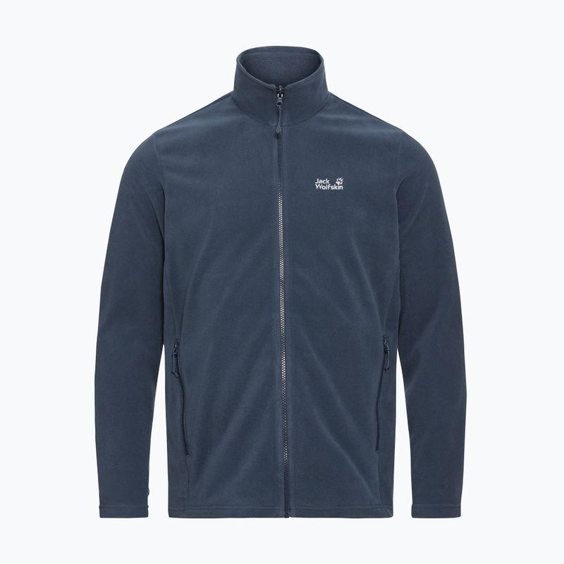 Pánska fleecová mikina Jack Wolfskin Taunus 100 Full Zip midnight sky 7