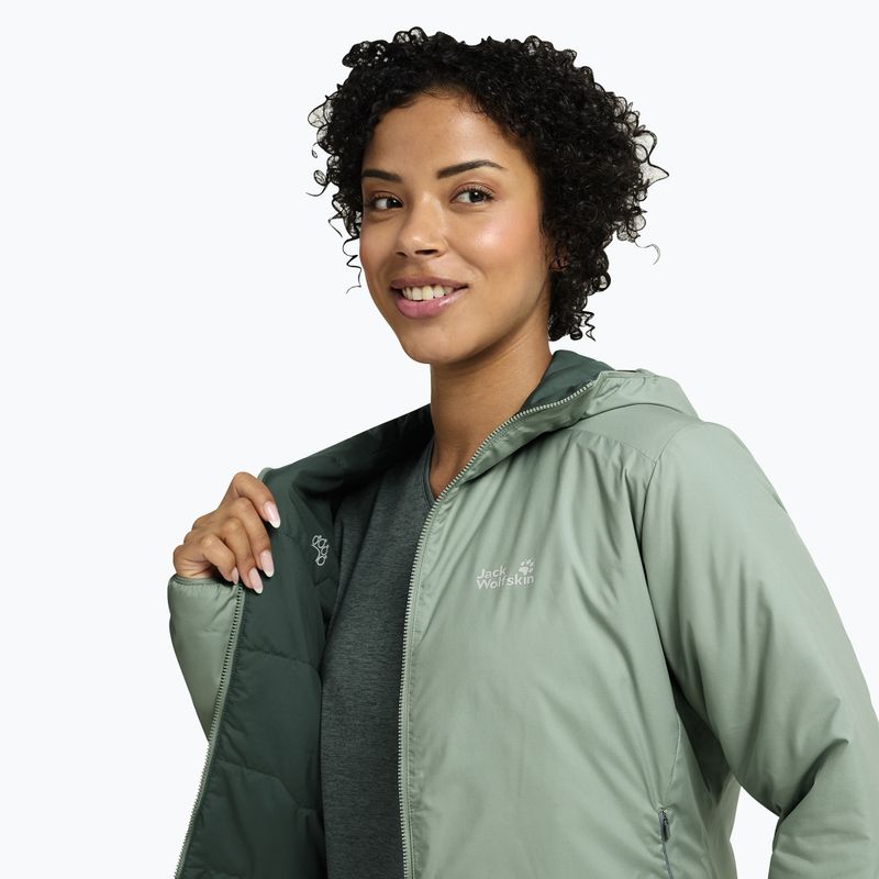 Dámska zateplená bunda Jack Wolfskin Trail Light Ins 2IN1 green zinnia 4