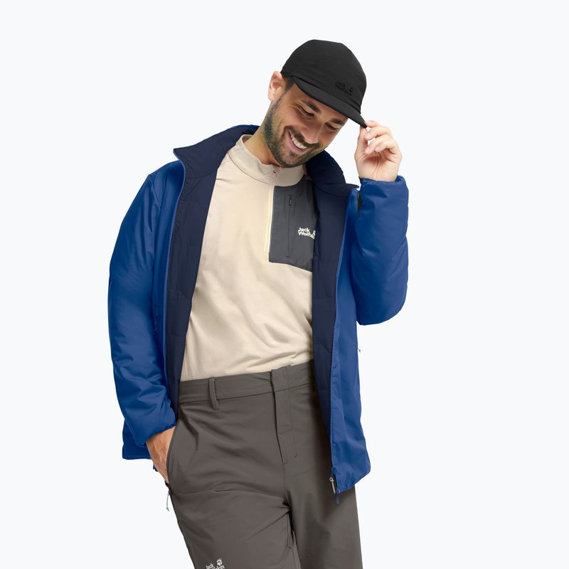 Pánska zateplená bunda Jack Wolfskin Trail Light Ins 2IN1 blue orchid 5