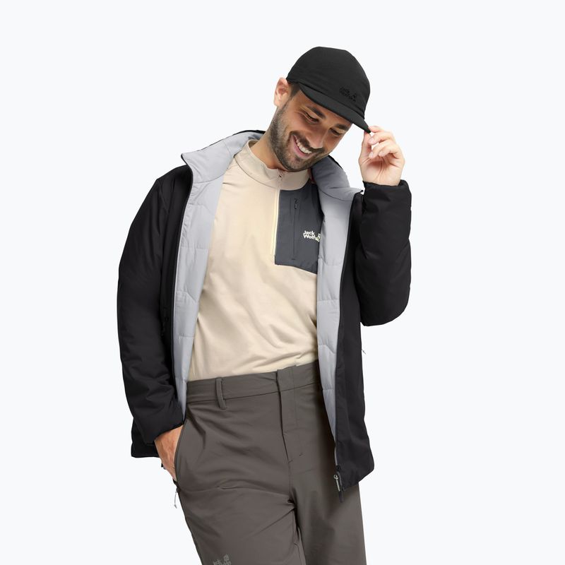 Pánska zateplená bunda Jack Wolfskin Trail Light Ins 2IN1 black 4