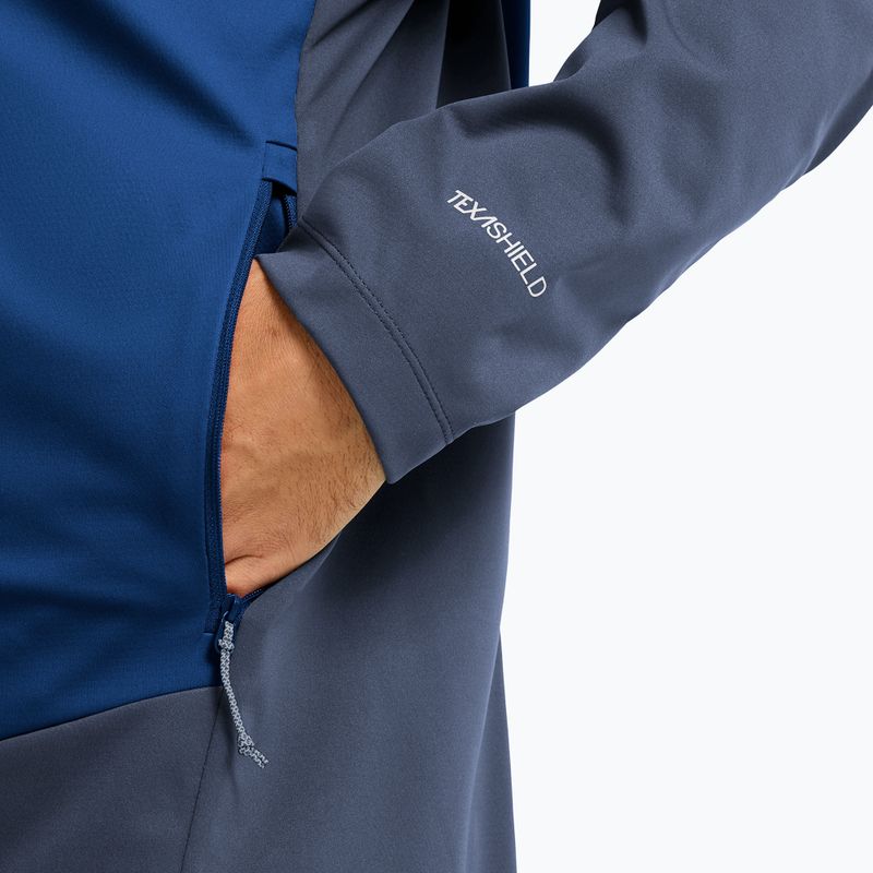 Pánska softshellová bunda Jack Wolfskin Skyvail blue orchid 6