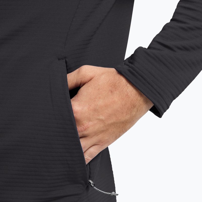 Pánska trekingová mikina  Jack Wolfskin Litestride Full Zip black 6