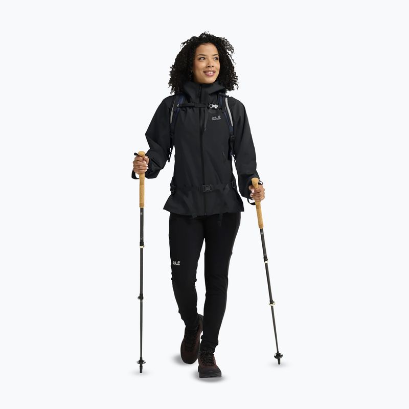 Dámska nepremokavá bunda Jack Wolfskin Rockpaw 3L phantom 2