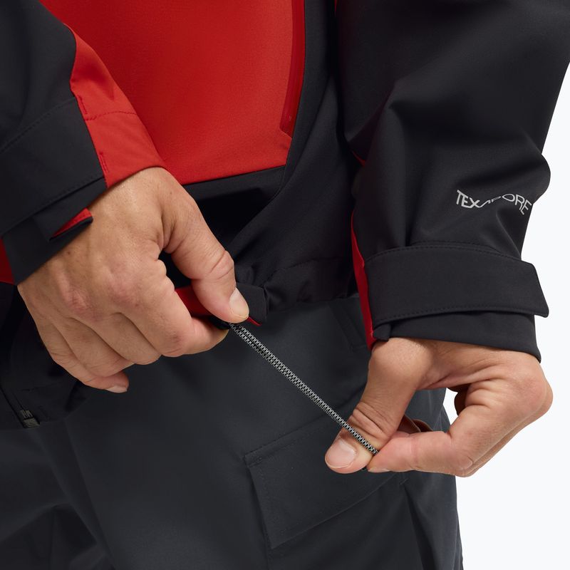 Pánska nepremokavá bunda Jack Wolfskin Rockpaw 3L siren red 6