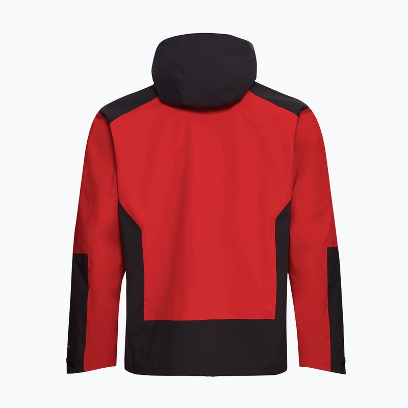 Pánska nepremokavá bunda Jack Wolfskin Rockpaw 3L siren red 8