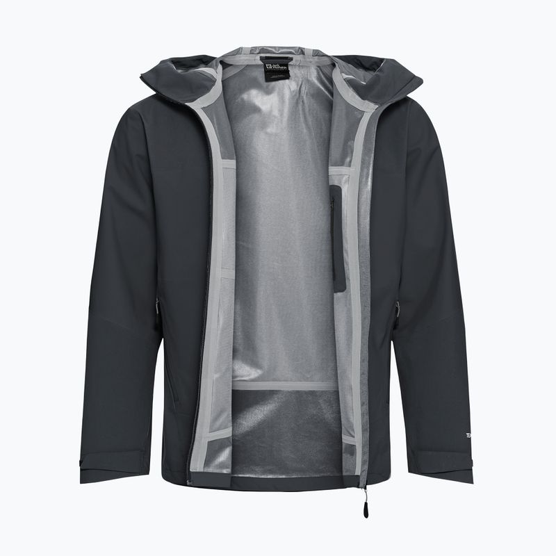 Pánska nepremokavá bunda Jack Wolfskin Rockpaw 3L phantom 9