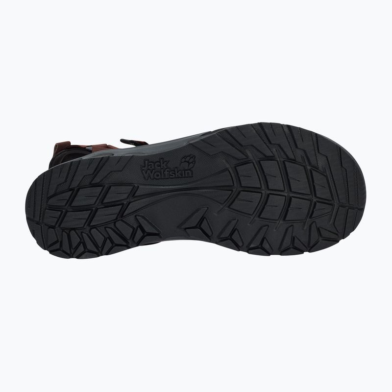 Pánske sandále Jack Wolfskin Ridge dark mahogany 5