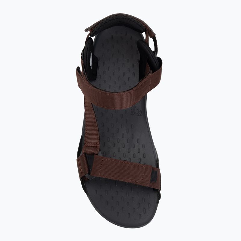 Pánske sandále Jack Wolfskin Ridge dark mahogany 5