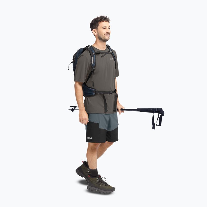 Pánske turistické topánky Jack Wolfskin Apex Hike Texapore Mid obsidian moss 6