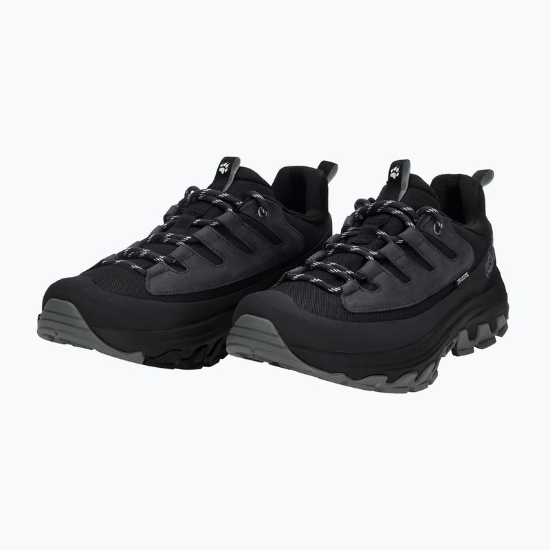 Pánske turistické topánky Jack Wolfskin Apex Hike Texapore Low black 2