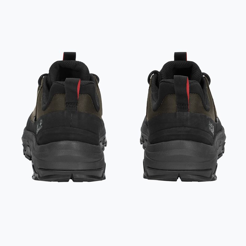 Pánske turistické topánky Jack Wolfskin Apex Hike Texapore Low obsidian moss 3