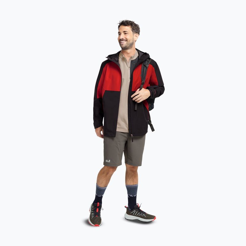 Pánske turistické topánky Jack Wolfskin Wild Hike Low obsidian moss 5