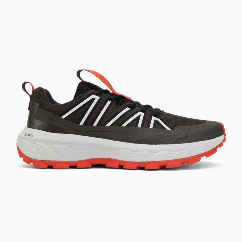 Pánske turistické topánky Jack Wolfskin Wild Hike Low obsidian moss 2
