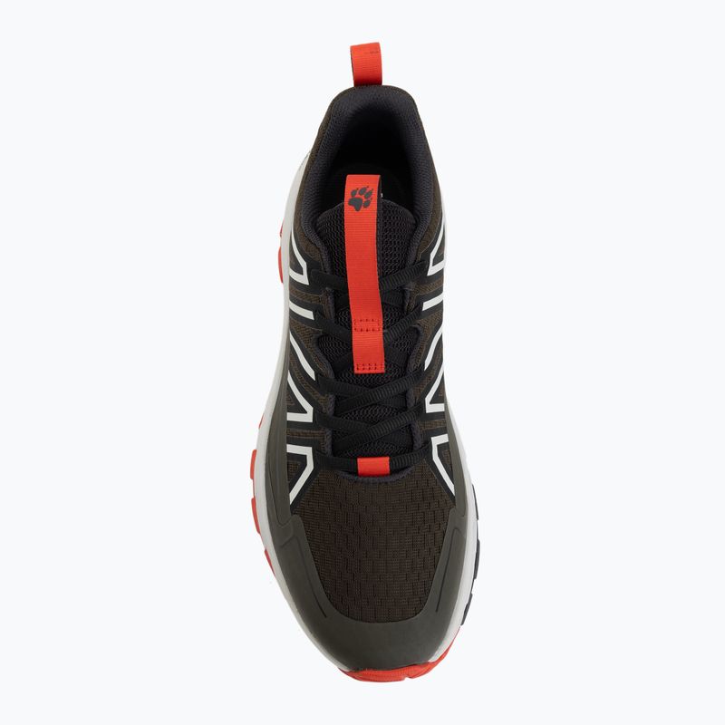Pánske turistické topánky Jack Wolfskin Wild Hike Low obsidian moss 5