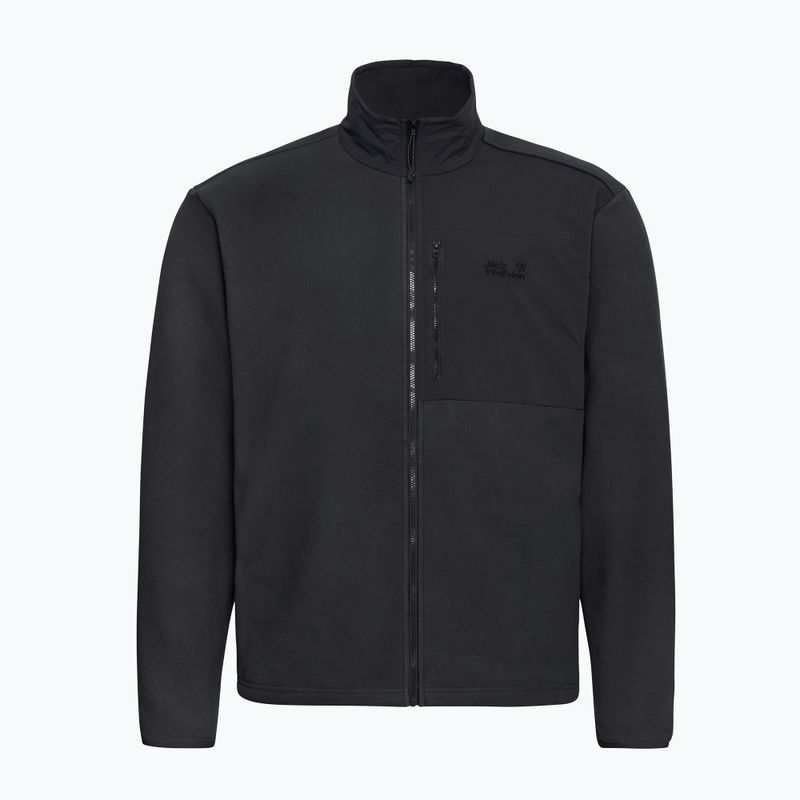 Pánska fleecová mikina Jack Wolfskin Sumetro Full Zip black 7