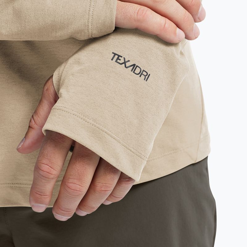 Pánska trekingová mikina  Jack Wolfskin Sucol Hoody oyster 4