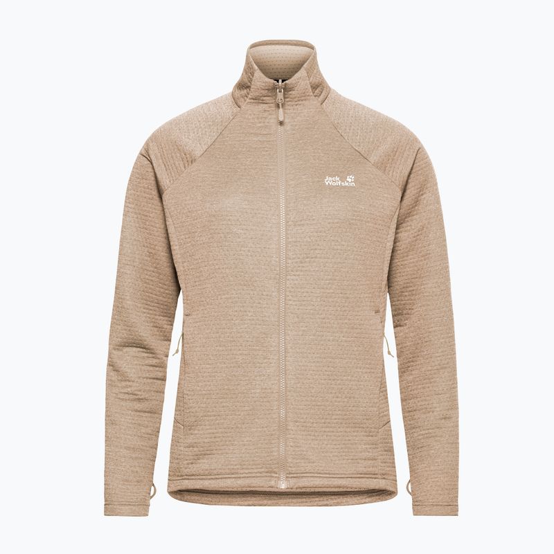 Dámska fleecová mikina Jack Wolfskin Anytrail Full Zip oat 7