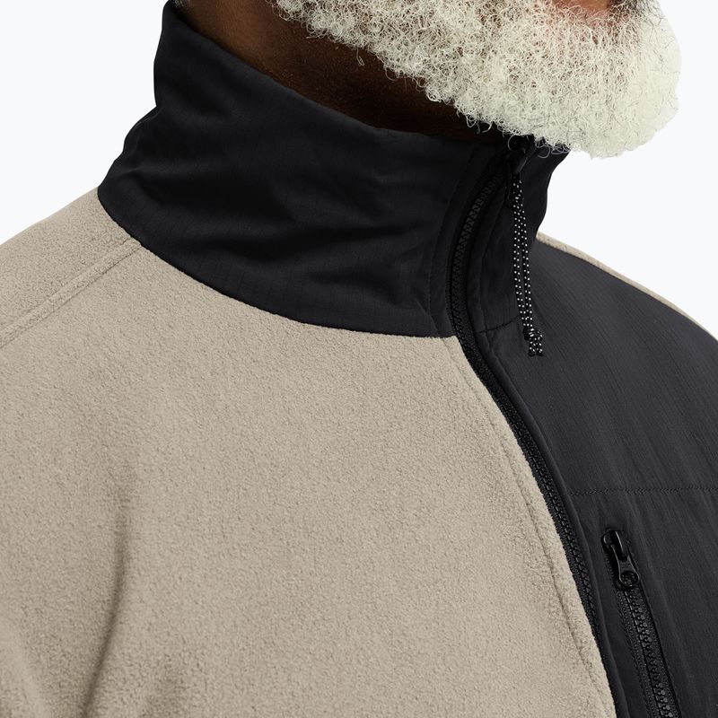 Pánska fleecová mikina Jack Wolfskin Sumetro Full Zip oyster 4