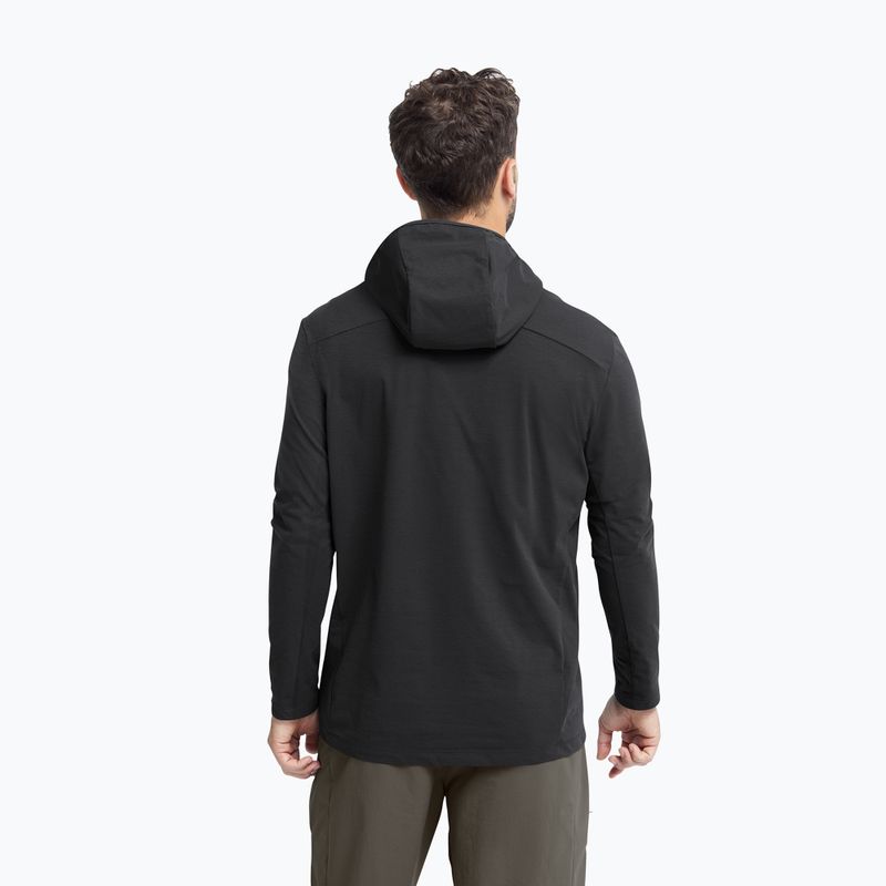 Pánska trekingová mikina  Jack Wolfskin Sucol Hoody black 3