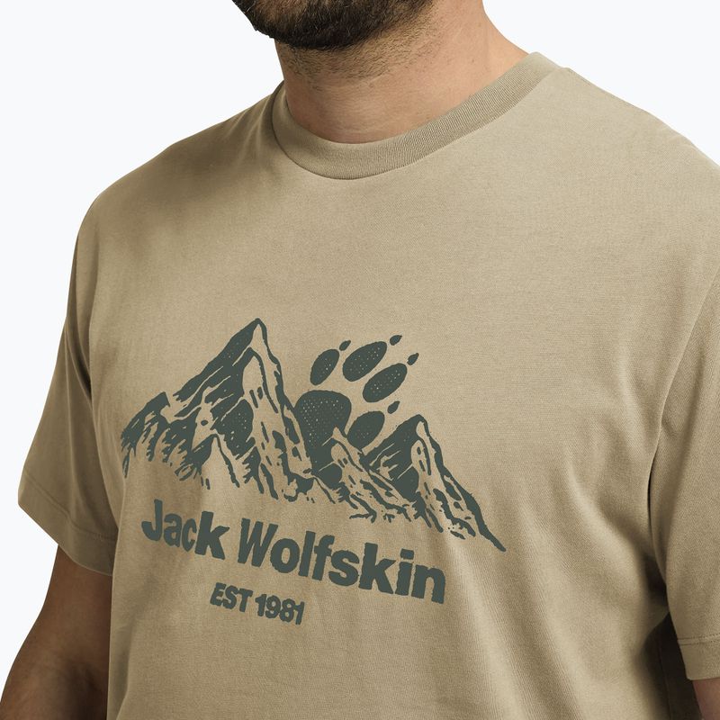 Pánske tričko Jack Wolfskin Carefree hazel wood 4