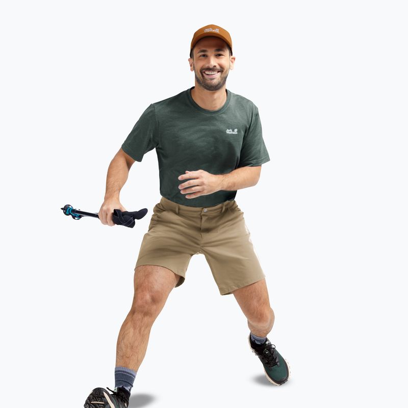 Pánske trekingové šortky Jack Wolfskin Pico hazel wood 7