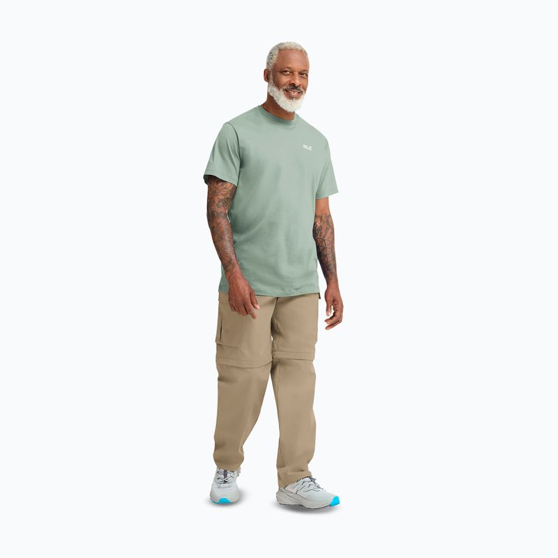 Pánske tričko Jack Wolfskin Essential green zinnia 2