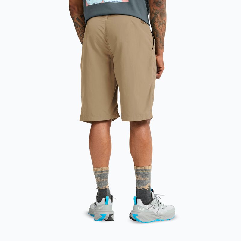 Pánske trekingové šortky Jack Wolfskin Duneland hazel wood 3