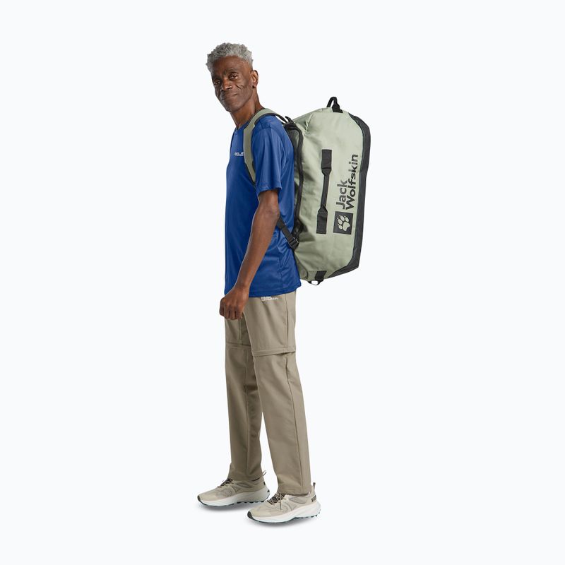 Pánske trekingové tričko Jack Wolfskin Tech T blue orchid 2