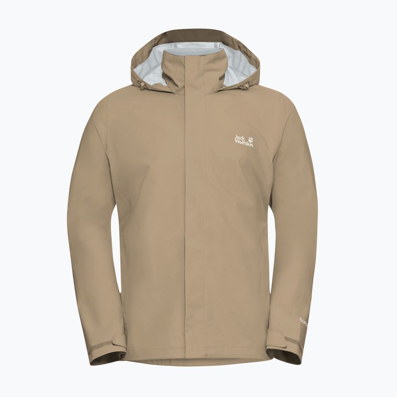Pánska nepremokavá bunda Jack Wolfskin Trailtime 2L hazel wood 7