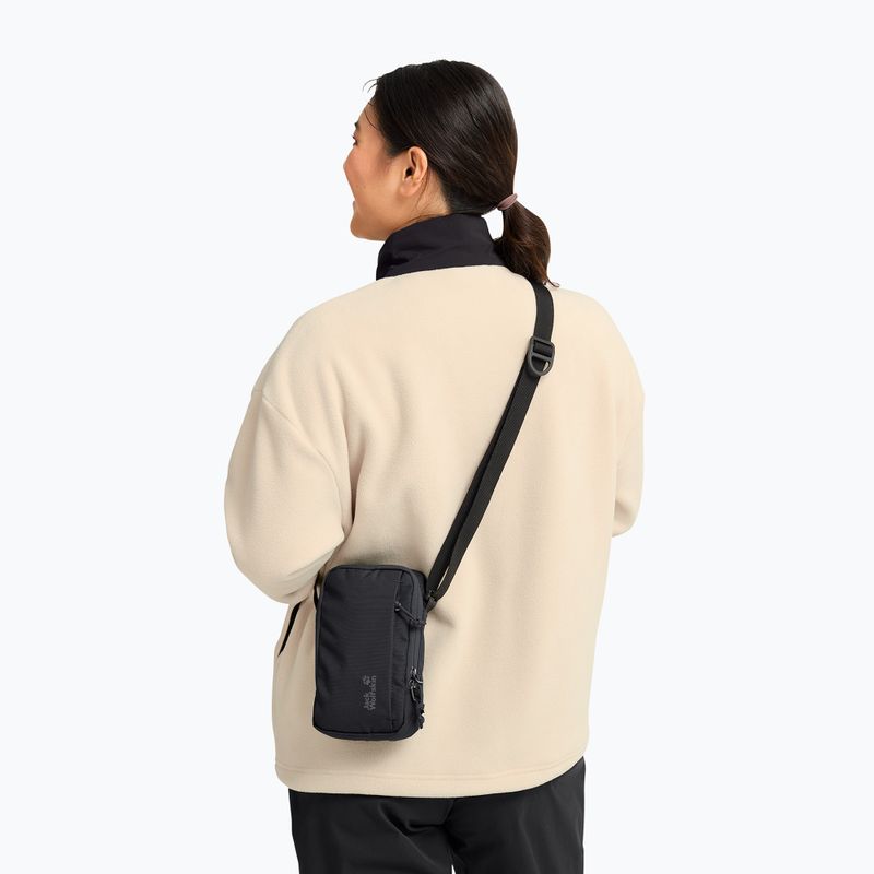 Taška cez rameno Jack Wolfskin Konya 1 l black 9