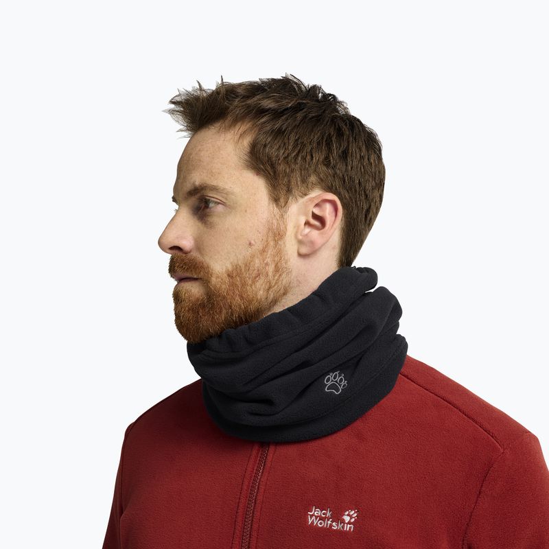 Nákrčník Jack Wolfskin Vertigo Paw Loop black 7
