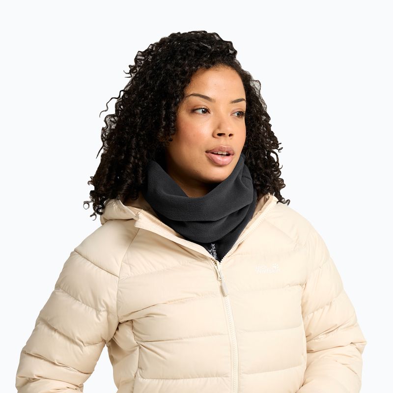 Nákrčník Jack Wolfskin Real Stuff Loop black 5