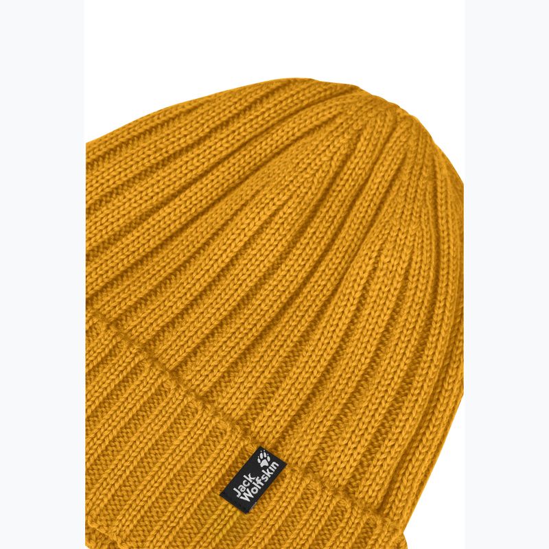 Zimná čiapka Jack Wolfskin Rib Knit burly yellow jw 3