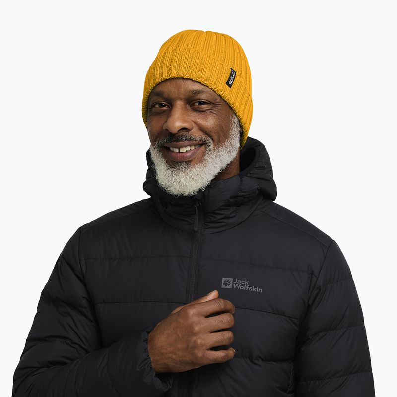Zimná čiapka Jack Wolfskin Rib Knit burly yellow jw 5
