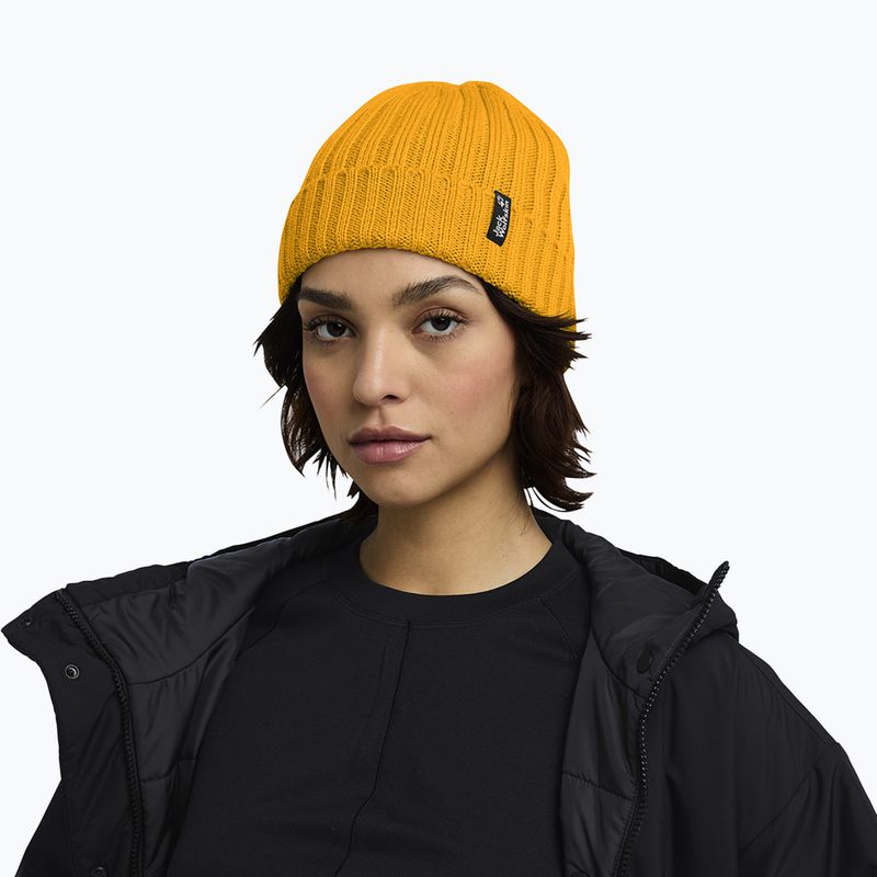 Zimná čiapka Jack Wolfskin Rib Knit burly yellow jw 6