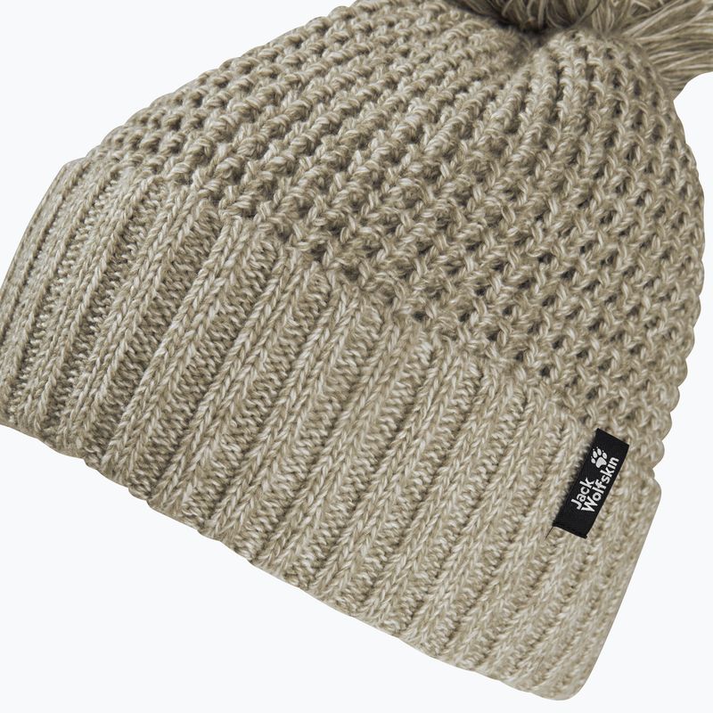 Dámska zimná čiapka Jack Wolfskin Medley Knit Beanie hazel wood 2