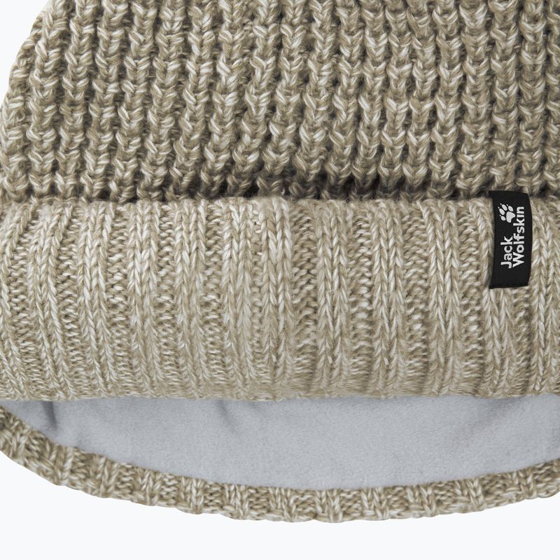 Dámska zimná čiapka Jack Wolfskin Medley Knit Beanie hazel wood 3