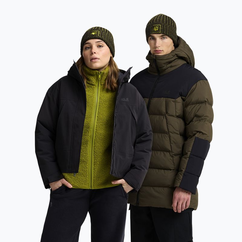 Zimná čiapka Jack Wolfskin Badge Beanie obsidian moss 4