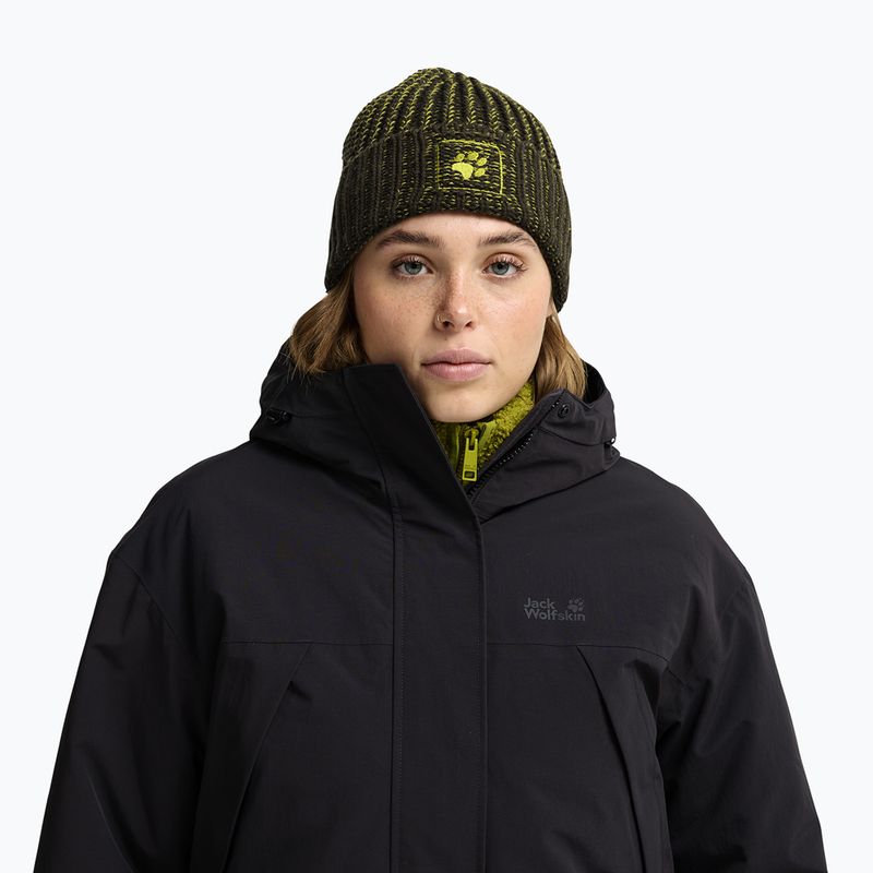 Zimná čiapka Jack Wolfskin Badge Beanie obsidian moss 5