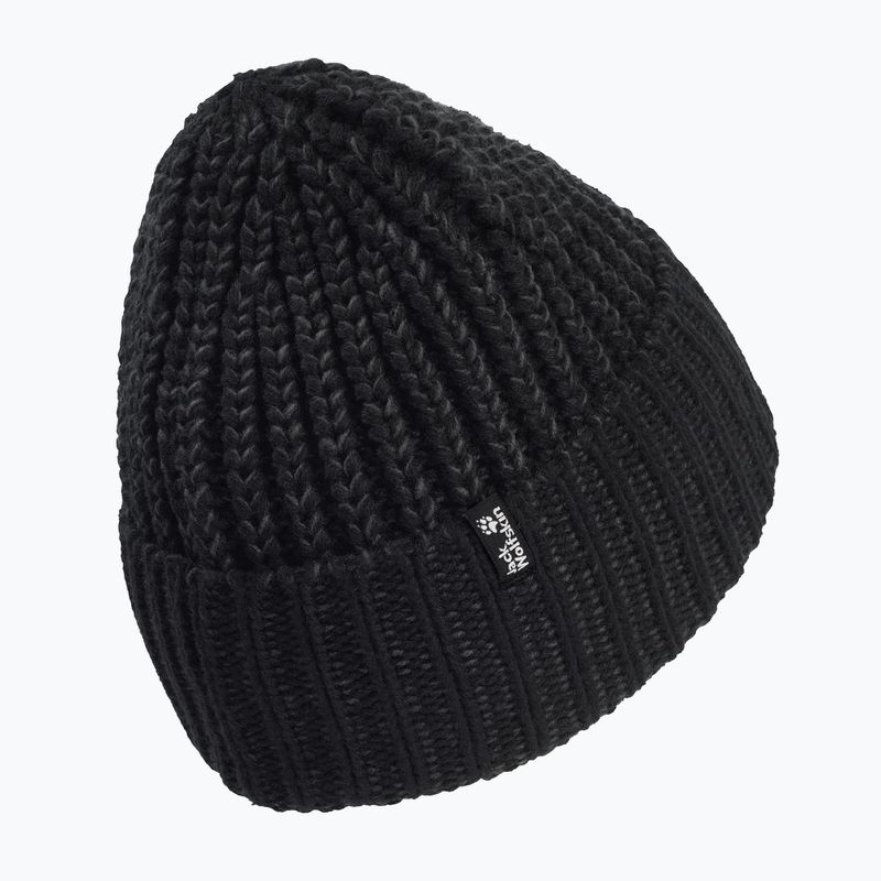 Zimná čiapka Jack Wolfskin Badge Beanie black 2