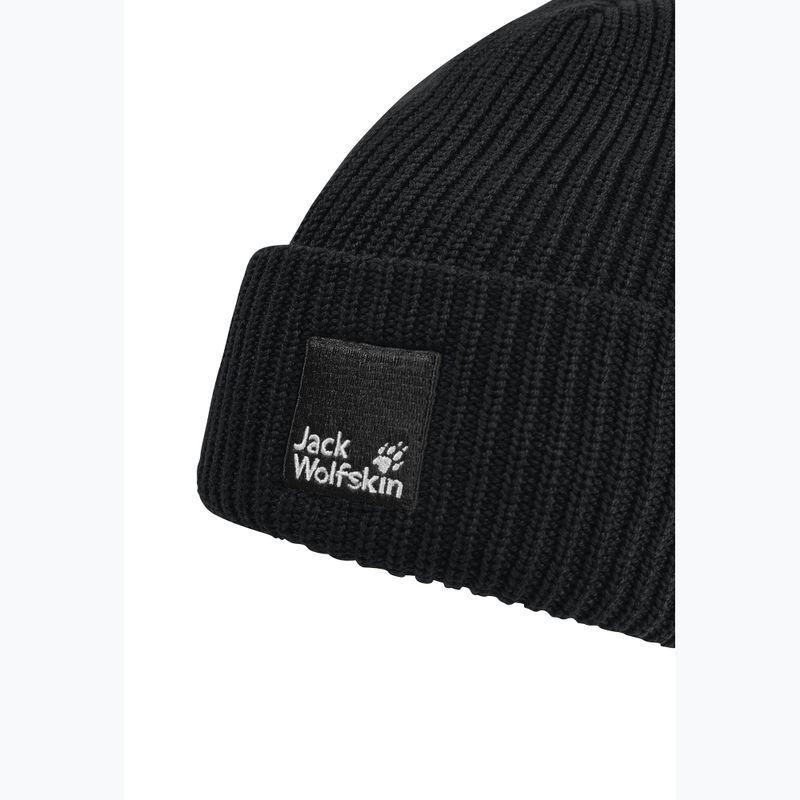 Zimná čiapka Jack Wolfskin Pergamon Beanie black 3