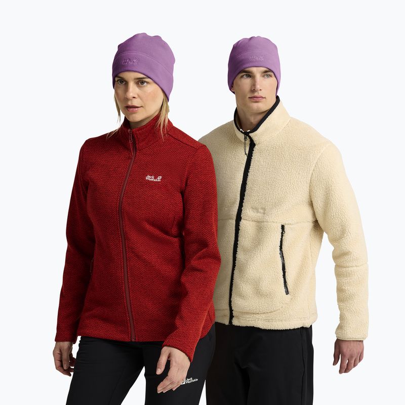 Zimná čiapka Jack Wolfskin Real Stuff Beanie vivid orchid 3