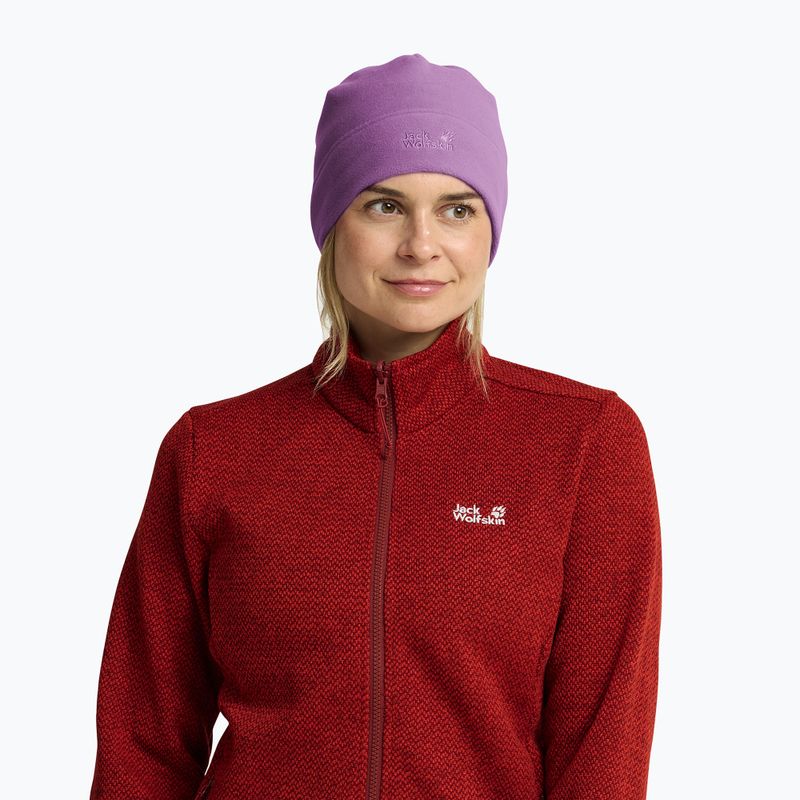 Zimná čiapka Jack Wolfskin Real Stuff Beanie vivid orchid 4